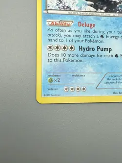 Blastoise 16/101 Holo Pokemon Card Plasma Blast LP - Image 5