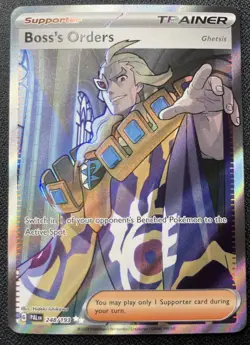 Pokemon Boss's Orders 248/193 Full Art Paldea Evolved SV Holo Card Ultra Rare NM - Image 1