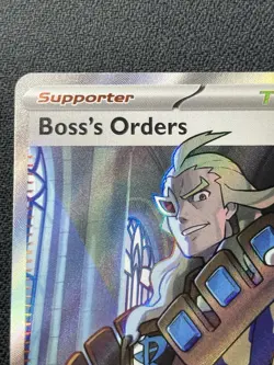 Pokemon Boss's Orders 248/193 Full Art Paldea Evolved SV Holo Card Ultra Rare NM - Image 2