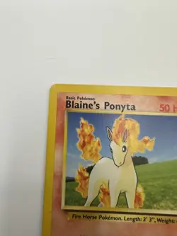 BLAINE'S PONYTA GYM CHALLENGE SET POKEMON CARD 64/132 LP - Image 2