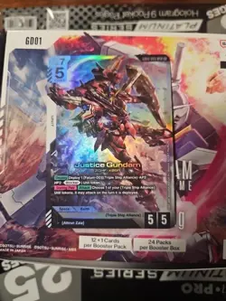 Gundam Card Game Newtype Rising Justice Gundam GD01-066 LR - Image 1