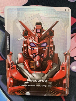Gundam Card Game: Red Gundam Resource R-013 C+ - Dual Impact - Image 1