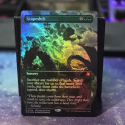 Foil Borderless Scapeshift Card NM Condition, Special Guests, Magic Gathering - Image 1