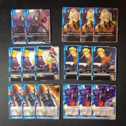 Gundam TCG Blue Lot, 60 Cards, Gundam Epyon, Titans, Raider, Calamity, playsets - Image 3