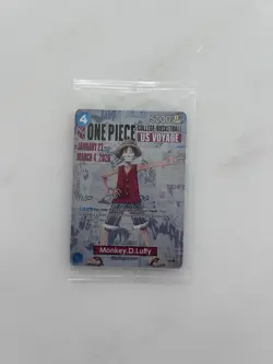 Bandai One Piece CCG Monkey D. Luffy US Voyage P-055 Counter +1000 Promo Card - Image 2