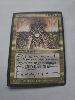 Ramses Overdark Artist Proof SIGNED By Richard Kane Ferguson Mtg - Image 1