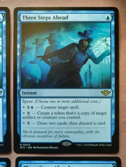 4x Three Steps Ahead **NEAR MINT** **UNPLAYED** MTG - Image 3
