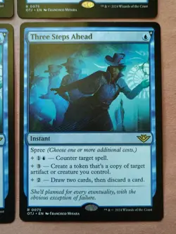 4x Three Steps Ahead **NEAR MINT** **UNPLAYED** MTG - Image 4