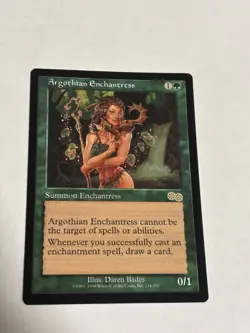 Argothian Enchantress: 1998 Magic the Gathering - Urza's Saga #234 - Image 1