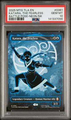 2025 MTG AVATAR: THE LAST AIRBENDER #0361 KATARA, THE FEARLESS PSA 10 - Image 1