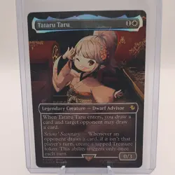 Tataru Taru - 466 - Borderless Chocobo Track Foil MTG Final Fantasy NM - Image 1