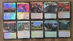 MTG Magic the Gathering Collection Lot 100 Rares/Mythics w/ 10 Foils NM #132 - Image 1