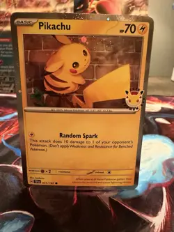 Pikachu 051 /162 Stamped 2026 Pokemon Day 30 Promo - Image 1
