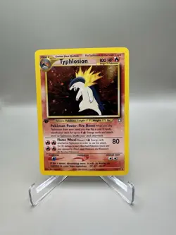 Pokemon Typhlosion 18/111 1st Edition Neo Genesis Holo LP - Image 1