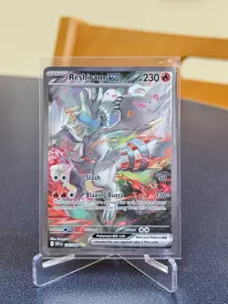 2025 Pokemon SV White Flare Reshiram EX Special Illustration Rare #166/086 NM - Image 2