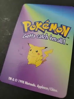 LP 1998 POKEMON PIKACHU CARD KFC MINI NINTENDO #4 - Image 3