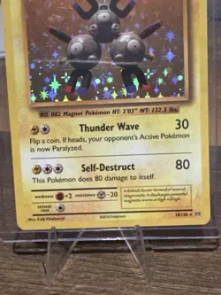 Pokemon Magneton 38/108 Holo Rare XY Evolutions NM- LP+ WOTC Style Card - Image 2