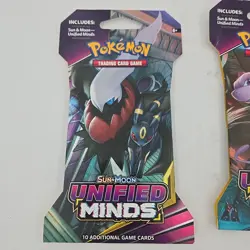 Pokemon TCG Unified Minds Sleeved Booster Pack (x2) - Image 2
