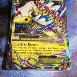 Pokemon TCG M Ampharos EX XY Ancient Origins 28/98 Ultra Rare Holo 220 HP - Image 3