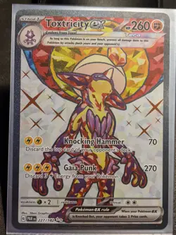 Pokemon TCG Toxtricity EX 227/182 - Paradox Rift MINT/NEAR MINT! CHEAP SHIPPING! - Image 1