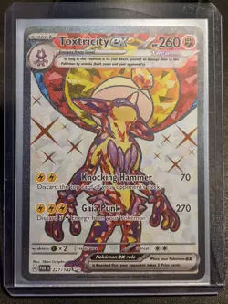 Pokemon TCG Toxtricity EX 227/182 - Paradox Rift MINT/NEAR MINT! CHEAP SHIPPING! - Image 2