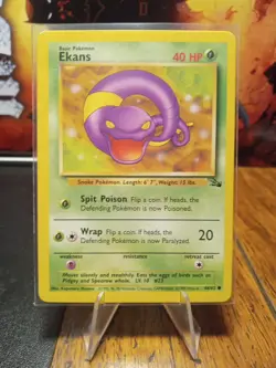 1999 Pokemon Fossil Ekans #46 - Image 5