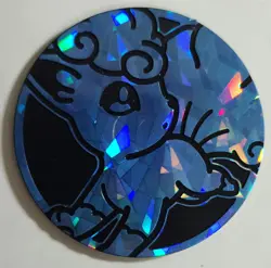 Pokemon | Alolan Vulpix | Blue Cracked Ice Holo | Flip-coin | Holiday Calendar - Image 1
