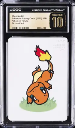 2025 POKEMON TARUKA CHARMANDER CGC 10 PRISTINE - Image 1