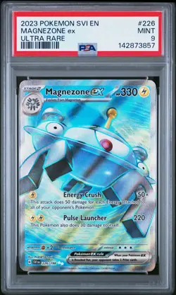 2023 POKEMON SVI EN-SCARLET & VIOLET ULTRA RARE #226 MAGNEZONE EX PSA 9 - Image 1