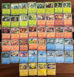 Pokemon TCG Starters Lot - 44 Total - Holo Cosmos Holo Black star Promo Base - Image 1