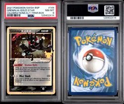2021 Pokemon SWSH Black Star Promo Greninja Gold Star Celebrations #144 PSA 8 💫 - Image 3