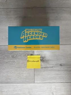 Pokemon TCG Ascended Heroes Pokemon Center ETB Elite Trainer Box Sealed In Hand - Image 3