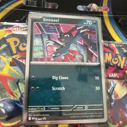 Pokemon Phantasmal Flames - Weavile 3 Pack Booster Blister Factory Sealed (x4) - Image 3