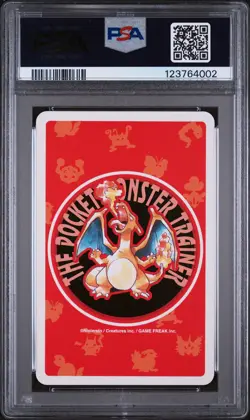 1996 POKEMON RED VERSION PLAYING CARDS ACE OF DIAMONDS #001 BULBASAUR PSA 9 - Image 2