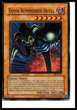 Toon Summoned Skull SDP-021 YuGiOh Starter Deck: Pegasus - Image 1