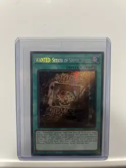 MP24-EN122 WANTED: Seeker of Sinful Spoils Prismatic Secret Rare 1st Ed YuGiOh - Image 1
