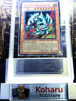 Yugioh! Blue Eyes Toon Dragon Secret Rare MRL-000 1st Edition VINTAGE AES 9 MINT - Image 2