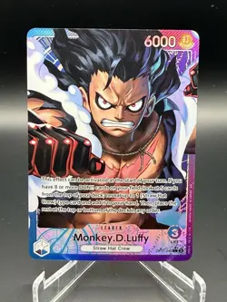 Monkey.D.Luffy (Alt Art) OP11-040 English A Fist Divine Speed - One Piece - NM - Image 1