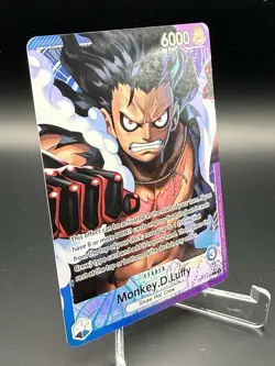 Monkey.D.Luffy (Alt Art) OP11-040 English A Fist Divine Speed - One Piece - NM - Image 2