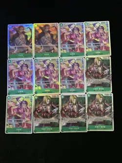 2025 Bandai One Piece S.Chinese Shanks Tashigi #OP13-028 SR Lot*12 LU57 - Image 1