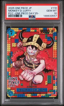 2025 ONE PIECE JPN PREMIUM COLLECTION ONE PIECE DAY'25 MONKEY D. LUFFY PSA 10 - Image 1