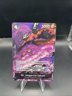 St. Jaygarcia Saturn Alternate Art OP13-083 Carrying On His Will Foil One Piece - Image 1