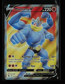 Machamp V (Full Art) 171/189 Ultra Rare SWSH10: Astral Radiance Pokemon Card - Image 1