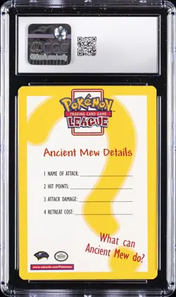2000 POKEMON MOVIE 2000 INSERT CARD ANCIENT MEW CGC 9 - Image 2