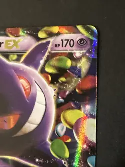 Pokemon Gengar EX Card 34/119 XY Phantom Forces Full Art Holo Rare Ex+/NM Seepic - Image 4