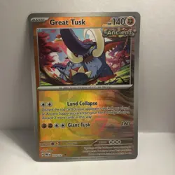 Great Tusk #055/131 SV: Prismatic Evolutions Pokemon Card - Image 1