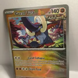 Great Tusk #055/131 SV: Prismatic Evolutions Pokemon Card - Image 2