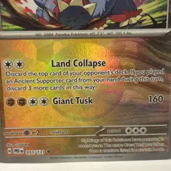 Great Tusk #055/131 SV: Prismatic Evolutions Pokemon Card - Image 3