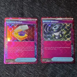Pokemon TCG Holo Trainer Card Lot Scramble Switch Brilliant Blender SVP - Image 1