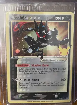 Gold Star Greninja SWIRL! SWSH144 2021 Celebrations Pokemon Card TCG SEALED - Nm - Image 1